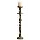 Bach Antique White 27"H Wood Pillar Candle Holder