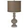 Backdrop Brown Tan Weave Shade Apothecary Table Lamp