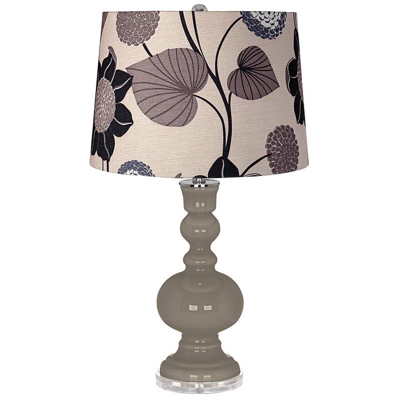 Image 1 Backdrop Clover Flower Shade Apothecary Table Lamp