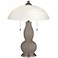 Backdrop Gourd-Shaped Table Lamp with Alabaster Shade