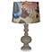 Backdrop Tropic Drum Shade Apothecary Table Lamp