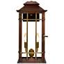 1_Badlands 18" Tall Copper Electric Wall Mount Outdoor Lantern Sconce