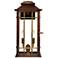 Badlands 18" Tall Copper Electric Wall Mount Outdoor Lantern Sconce