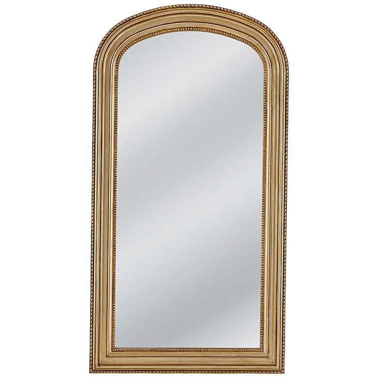 Image 1 Baez Gold 42" x 78" Arched Top Floor Mirror
