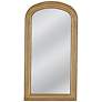 1_Baez Gold 42" x 78" Arched Top Floor Mirror