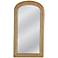 Baez Gold 42" x 78" Arched Top Floor Mirror