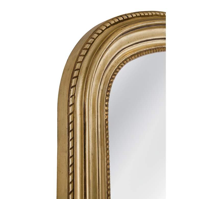 Image 3 Baez Gold 42" x 78" Arched Top Floor Mirror more views