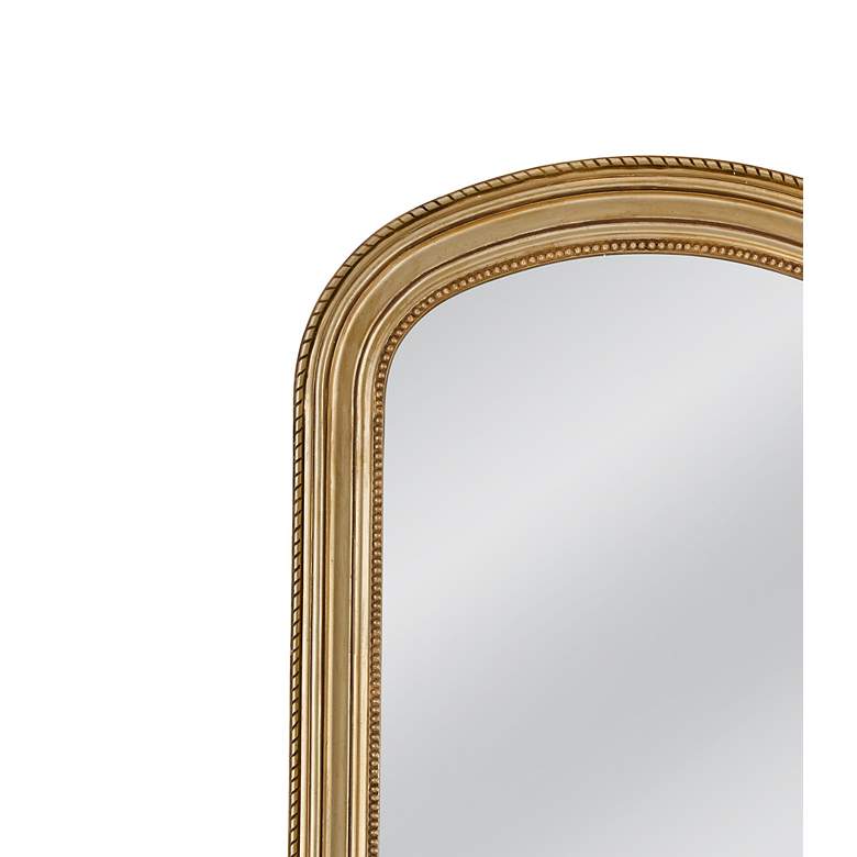 Image 5 Baez Gold 42" x 78" Arched Top Floor Mirror more views