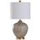 Baffo 29" Gold and Cream Vase Table Lamp