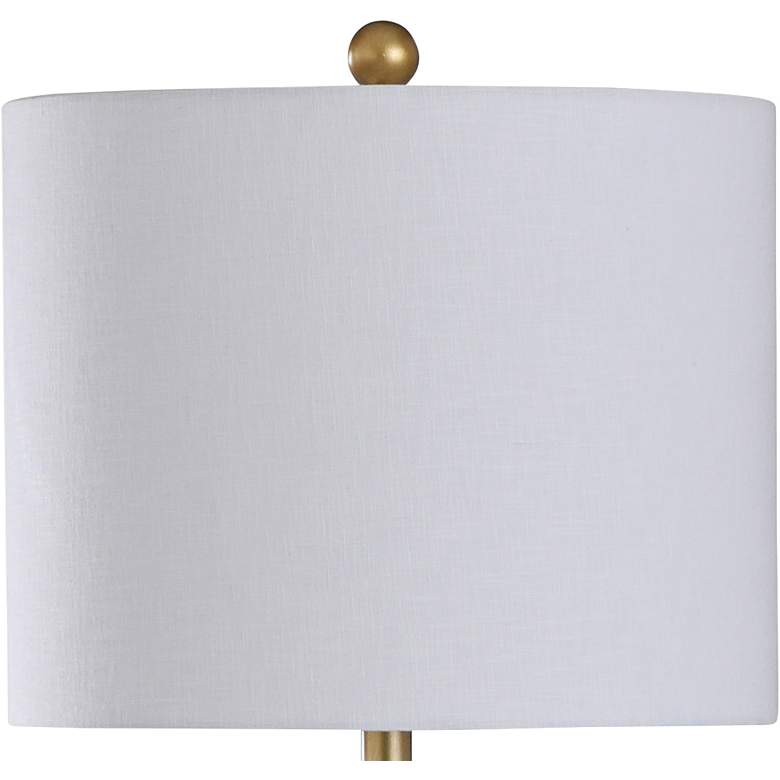 Image 2 Baffo 29" Gold and Cream Vase Table Lamp more views