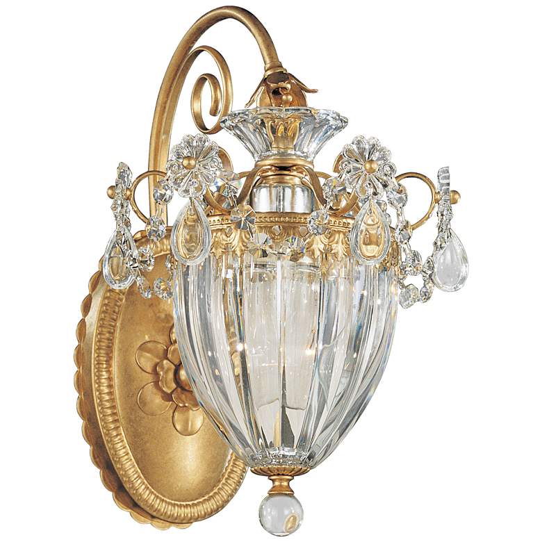 Image 2 Bagatelle 1-Lt Wall Sconce in Heirloom Gold with Heritage Handcut Crystal