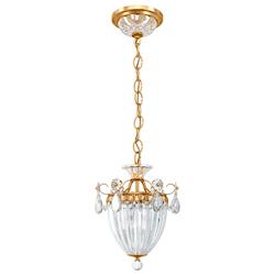 Bagatelle 10 1/2" Wide Heirloom Gold 3-Light Mini Pendant
