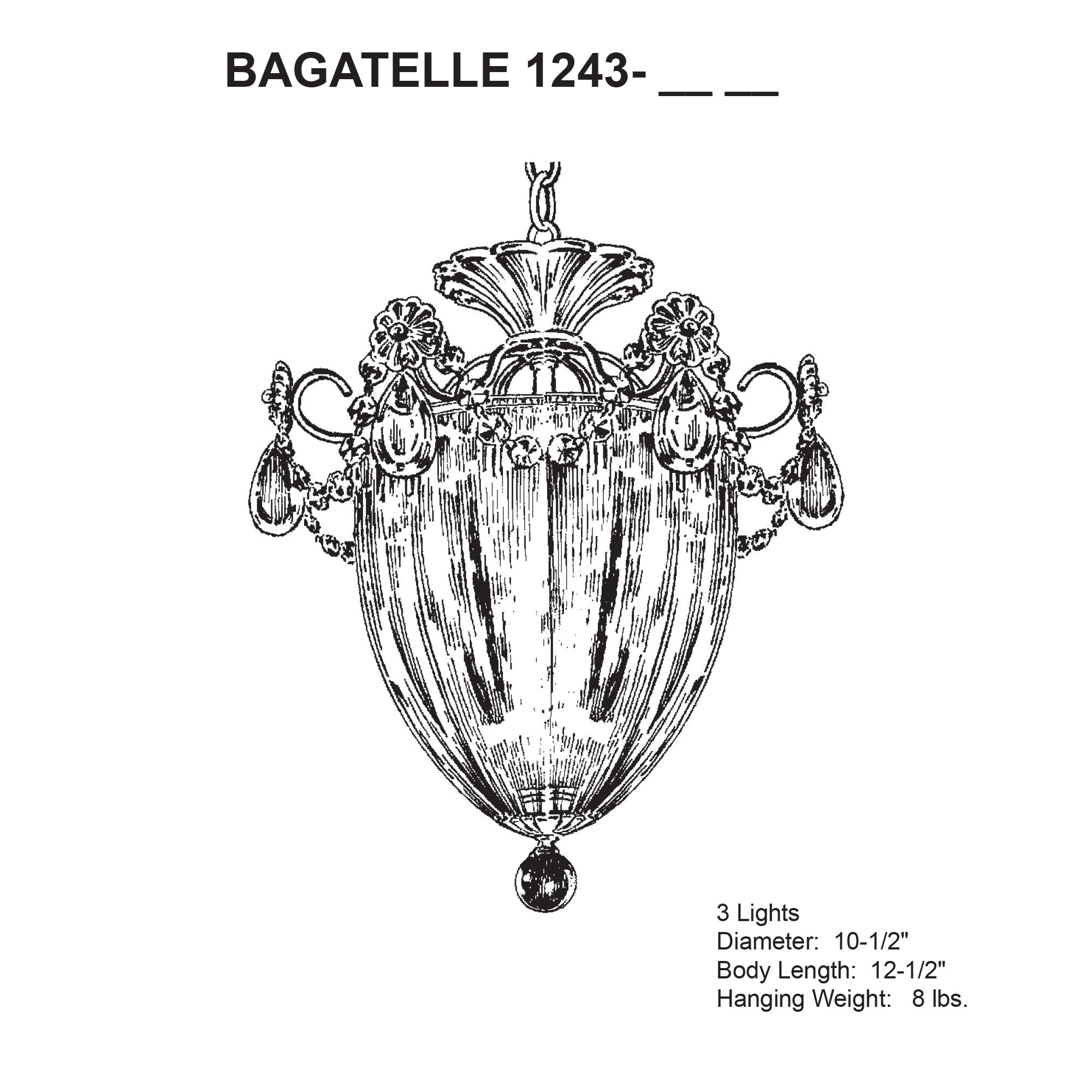 Image 4 Bagatelle 10 1/2"W Silver and Radiance Crystal Mini Pendant more views