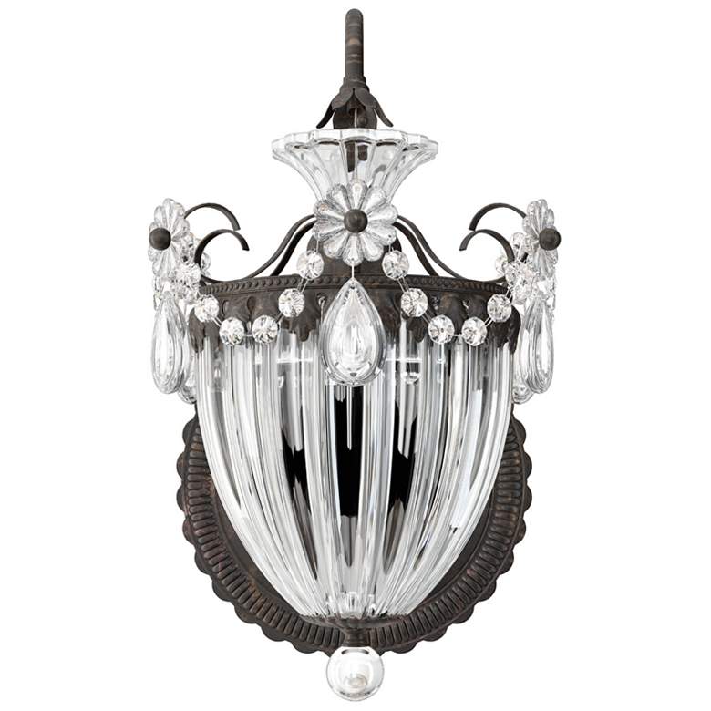 Image 1 Bagatelle 13 inchH x 8 inchW 1-Light Crystal Wall Sconce in Heirloom Bron