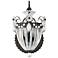 Bagatelle 13"H x 8"W 1-Light Crystal Wall Sconce in Heirloom Bron