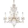 2_Bagatelle 22.5"H x 21"W 7-Light Crystal Chandelier in Antique Sil