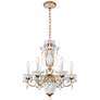 Bagatelle 22.5"H x 21"W 7-Light Crystal Chandelier in French Gold