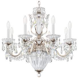 Image2 of Bagatelle 24.5"H x 26.5"W 11-Light Crystal Chandelier in Antique