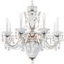 2_Bagatelle 24.5"H x 26.5"W 11-Light Crystal Chandelier in Antique