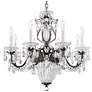 1_Bagatelle 24.5"H x 26.5"W 11-Light Crystal Chandelier in Heirloom