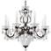 Bagatelle 24.5"H x 26.5"W 11-Light Crystal Chandelier in Heirloom