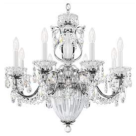 Image1 of Bagatelle 24.5"H x 26.5"W 11-Light Crystal Chandelier in Silver