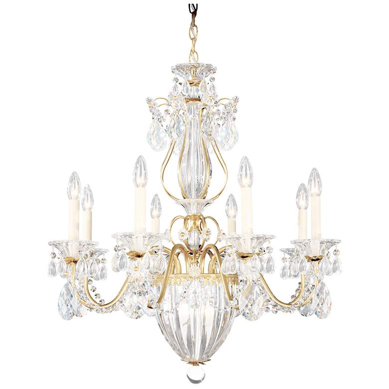 Image 2 Bagatelle 29"H x 26.5"W 11-Light Crystal Chandelier in Heirloom G
