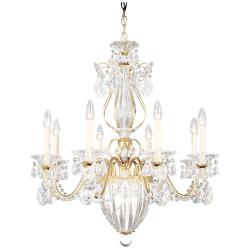 Bagatelle 29"H x 26.5"W 11-Light Crystal Chandelier in Heirloom G