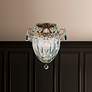 2_Bagatelle 3Lt Semi-Flush Mount Heirloom Bronze & Handcut Crystal