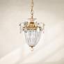 1_Bagatelle 8"W Heirloom Gold Swarovski Crystal Mini Pendant