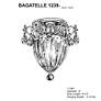 4_Bagatelle 9.5"H x 8"W 1-Light Semi-Flush Mount in French Gold more views