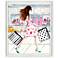 Bagging It 32" Wide Illustrated Feminine Framed Wall Art
