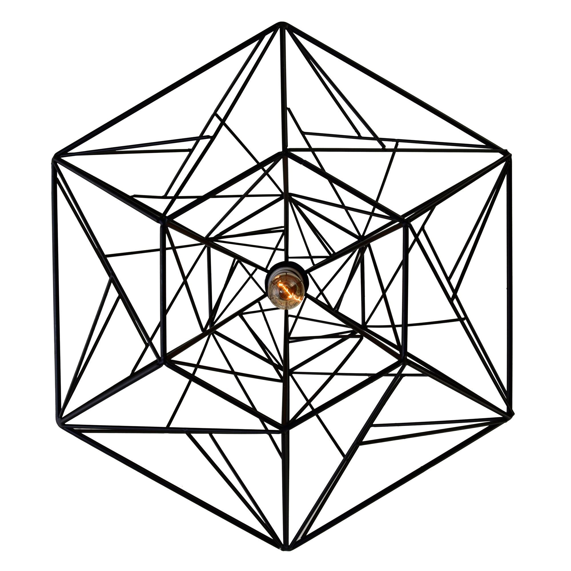 Image 5 Bagheera 1 Light Black Down Pendant more views