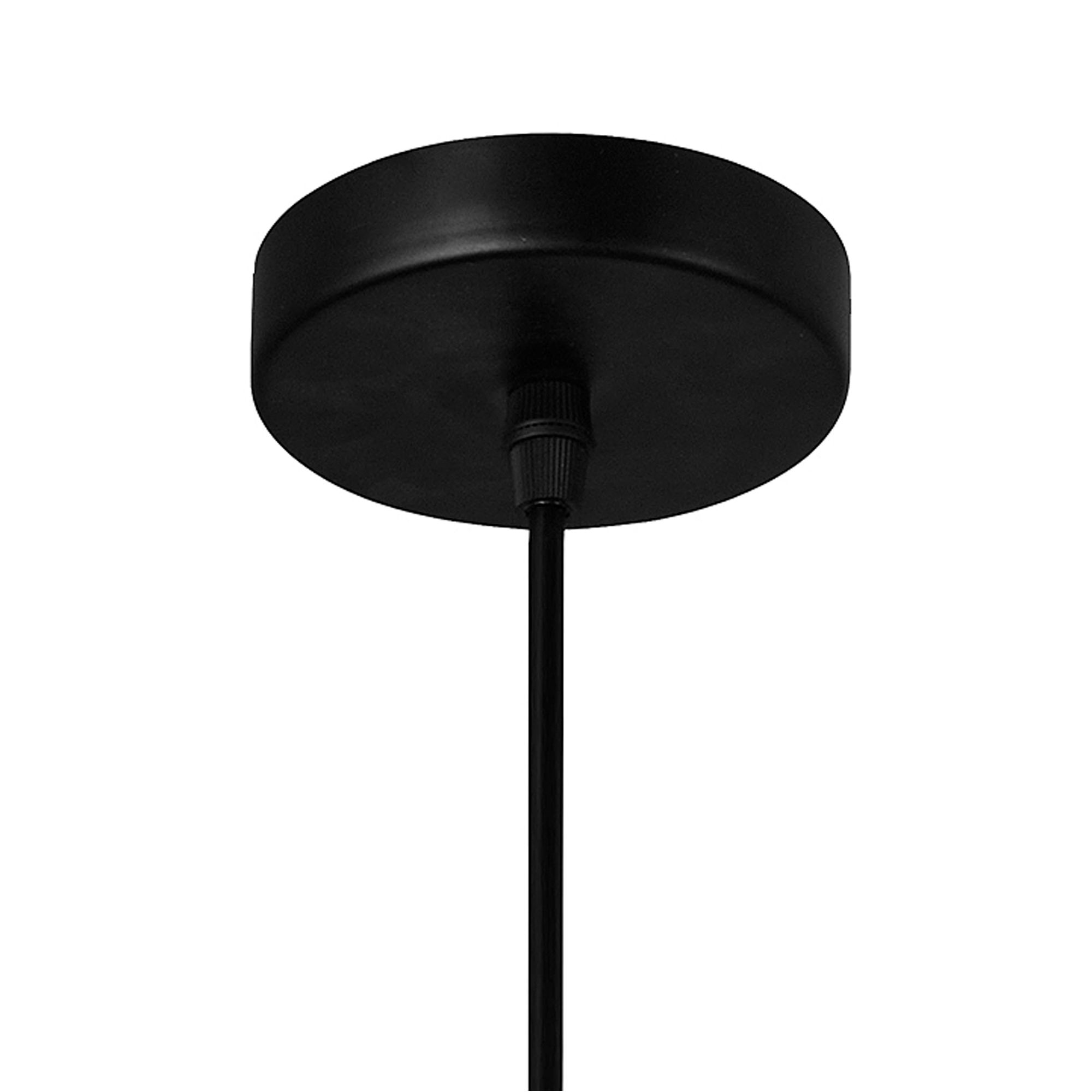 Image 5 Bagheera 1 Light Down Pendant With Black Finish more views