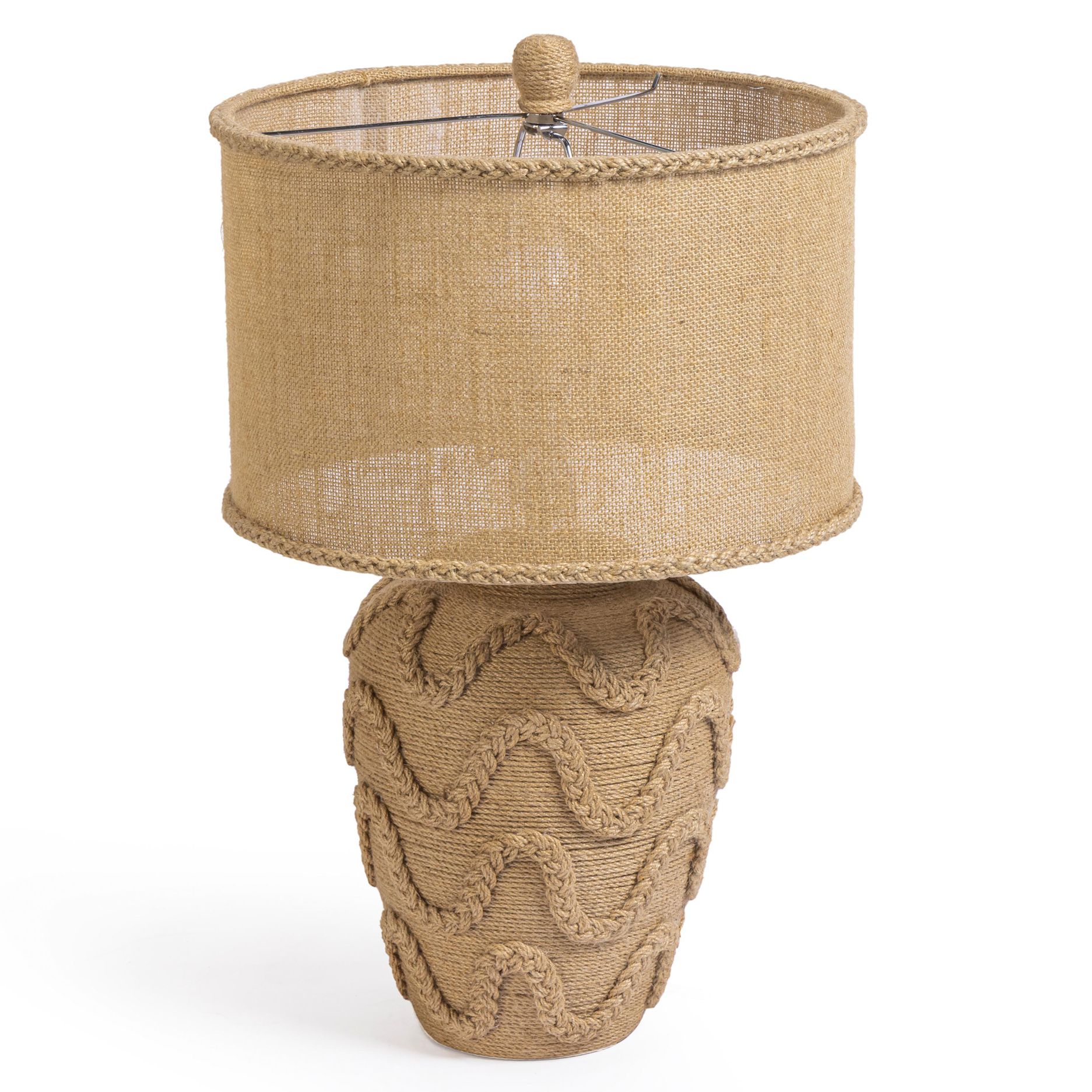 Image 3 Baha Natural Bamboo Jute Table Lamp more views