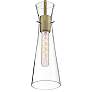 Thumbnail2 of Bahari; 1 Light; Mini Pendant; Vintage Brass Finish with Clear Glass more views