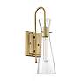2_Bahari 17 1/2" High Vintage Brass Wall Sconce more views