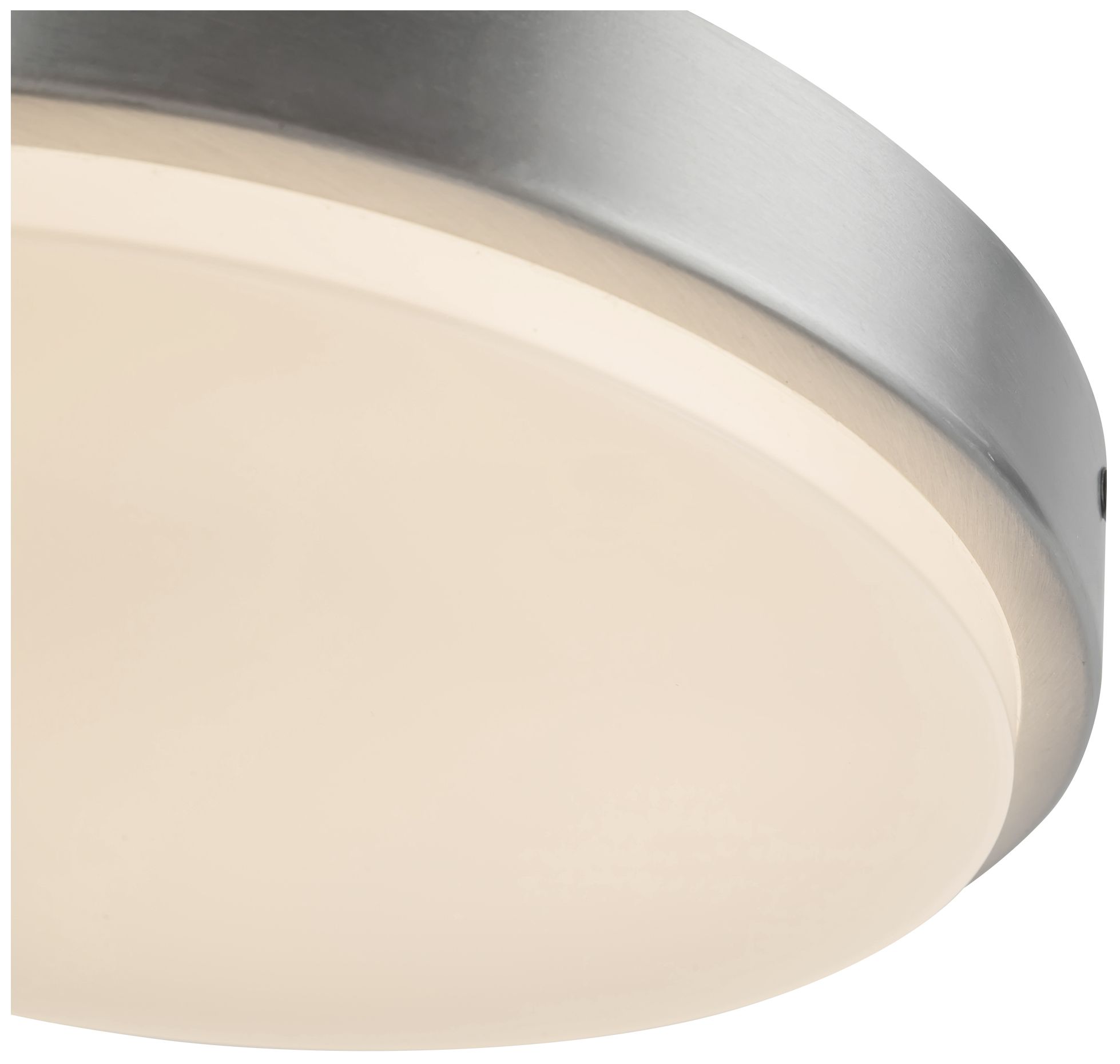 Image 3 Bailey 11-in Brushed Nickel dimmable LED Outdoor Ceiling Light more views