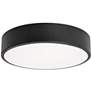 2_Bailey 12" Wide Black LED Ceiling Flush Mount