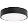 Bailey 12" Wide Black LED Ceiling Flush Mount