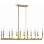 Thumbnail2 of Bailey 12 Light Aged Brass Chandelier