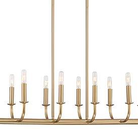 Image5 of Bailey 12 Light Aged Brass Chandelier more views