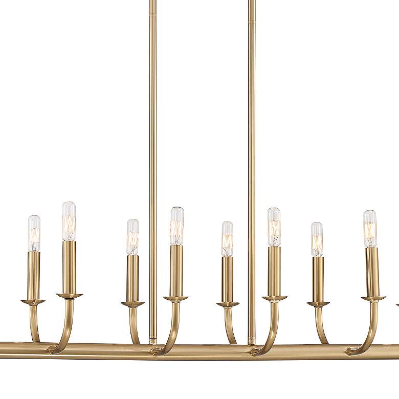 Image 5 Bailey 12 Light Aged Brass Chandelier more views