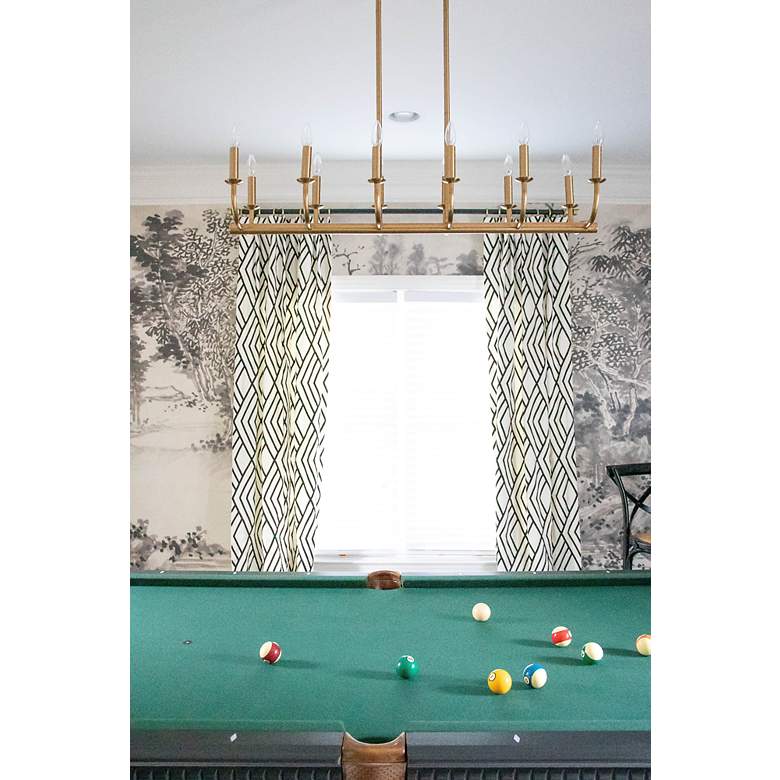 Image 6 Bailey 12 Light Aged Brass Chandelier more views