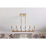 7_Bailey 12 Light Aged Brass Chandelier more views