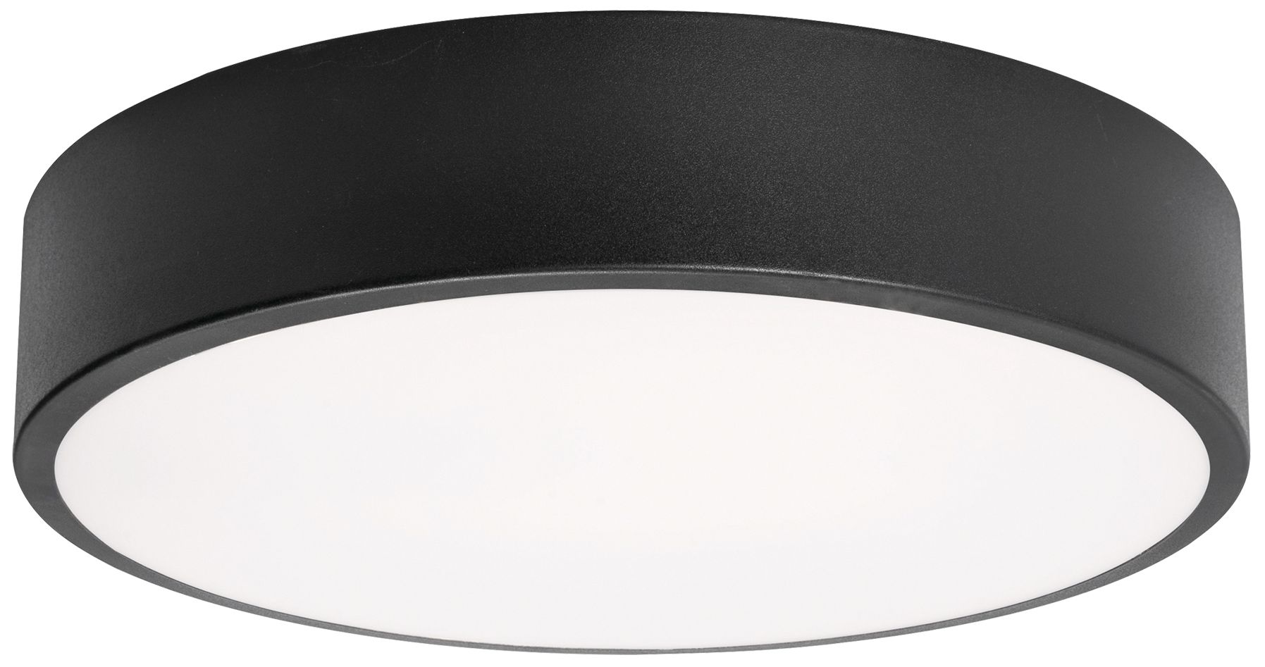 Bailey 12" Wide Black LED Flush Mount