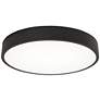 2_Bailey 14" Wide Black Round LED Ceiling Light