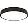 Bailey 14" Wide Black Round LED Ceiling Light