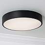 1_Bailey 14" Wide Black Round LED Ceiling Light