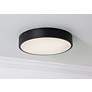 3_Bailey 14" Wide Black Round LED Ceiling Light more views